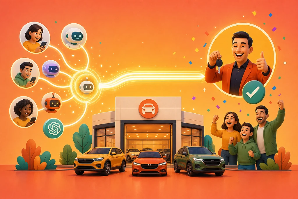 AI assistants connecting car shoppers with dealerships through Auto Agent Protocol